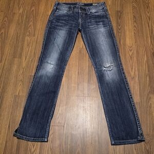 Silver Jeans Co. Womens McKenzie Slim Bootcut Jeans Size 28 Dark Wash Y2K VTG